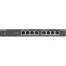 Netgear GS308PP Unmanaged Gigabit Ethernet (10/100/1000) Black Power over Ethernet (PoE)