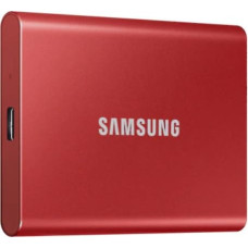 Samsung Dysk zewnętrzny Samsung SSD T7 Portable 1 TB Czerwony (MU-PC1T0R/WW)