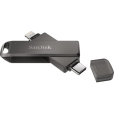 Sandisk iXpand USB flash drive 128 GB USB Type-C / Lightning 3.2 Gen 1 (3.1 Gen 1) Black