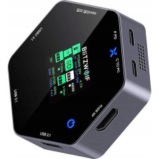 Blitzwolf Stacja/replikator Blitzwolf Stacja dokująca 8w1 Blitzwolf BW-TH16 USB 100W LCD Smart Display USB-C 3.1, 2xUSB-A 3.1, USB-C PD 100W, HDMI 4K60hz, TF/SD 3.0, HD 4K@60hz