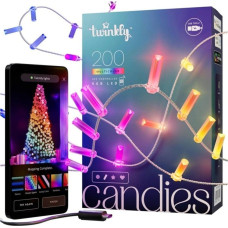 Twinkly Lampki choinkowe Twinkly Girlanda z Lampkami LED Twinkly TWKC200RGB-T Boże Narodzenie 10 W Wielokolorowy