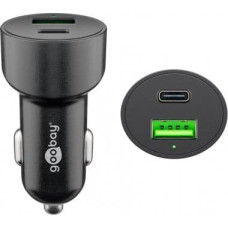 Goobay Tablet Goobay Podwójna ładowarka samochodowa USB-C™ PD (Power Delivery)