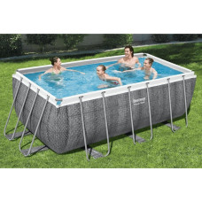 Bestway Basen Power Steel z akcesoriami, prostokątny, 412x201x122 cm Lumarko!