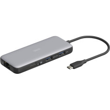 Digitus Stacja/replikator Digitus DIGITUS USB-C Docking Station 8-Ports 2xHDMI 3xUSB3.0 1xRJ45 1xSD 1xMicroSD 1xUSB-CPD