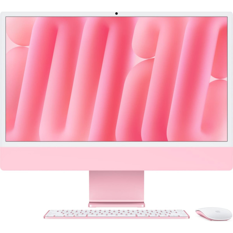 Apple Komputer Apple APPLE 24inch iMac with Retina 4.5K display Apple M4 chip with 10core CPU and 10core GPU 16GB 512GB SSD Pink