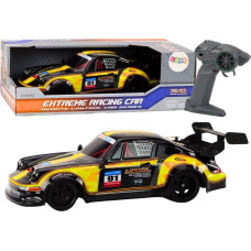 Leantoys Autko Zdalnie Sterowane RC 1:16 Gumowe Koła Drift Żółty LEAN Toys