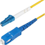 Startech SPSMLCSC-OS2-1M kabel InfiniBand / światłowodowy LC SC Żółty