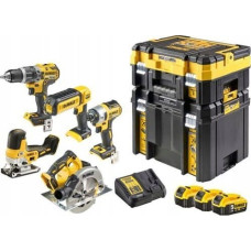 Dewalt Zestaw elektronarzędzi Dewalt DEWALT.COMBO KIT 18V DCK500P3T (DCD796 + DCF887 + DCS570 + DCS335 + DCL050) 3x5.0Ah 2x TSTAK