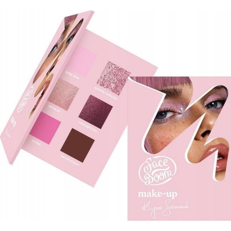 Eveline FACE BOOM_Paleta cieni do powiek Pink Power Girl 9g