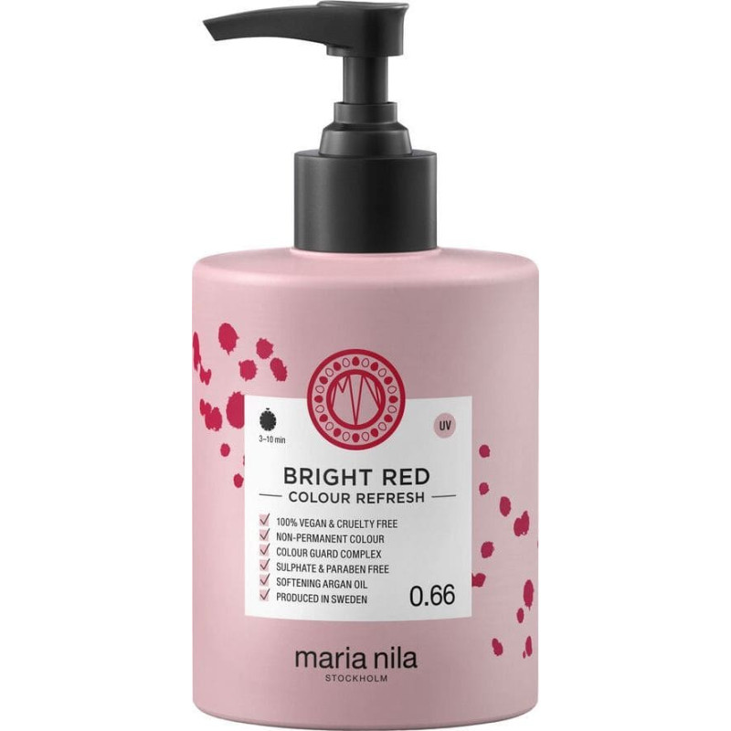 Macadamia Maria Nila Colour Refresh Farba do włosów 300ml 0,66 Bright Red