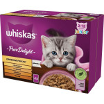 Whiskas Whiskas Sasz Potr Pur Del Jun Drób 12x85g