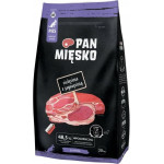 Pan Mięsko Karma sucha dla psa Cielęcina z jagnięciną (senior) chrupki M 20kg