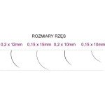 Syis SYIS - RZĘSY J 0,20x 10mm 0,25g