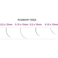 Syis SYIS - RZĘSY J 0,20x 10mm 0,25g