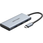 Vention ML Hub USB-C do HDMI, 3x USB 3.0, SD, TF Vention TOOHB 0,15m Szary