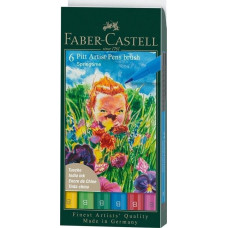 Faber-Castell Pisaki Pitt Artist Pen Spring B 6szt