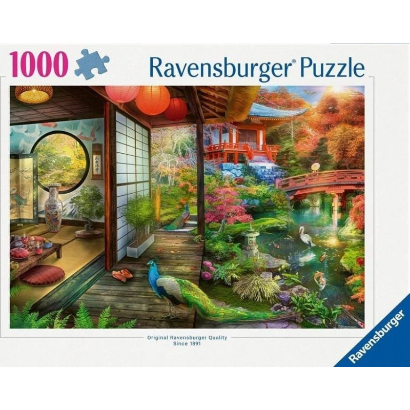 Ravensburger Puzzle 1000 Japońska herbaciarnia