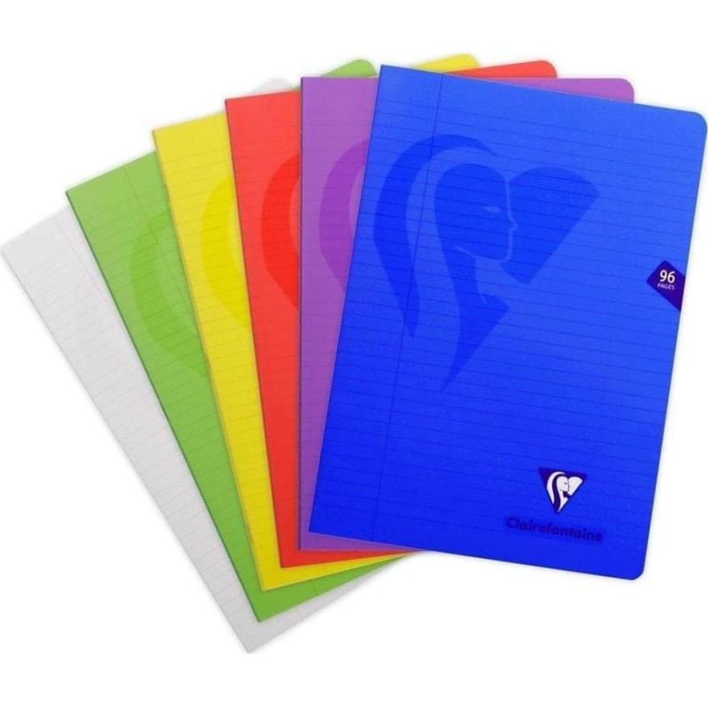 Clairefontaine Zeszyt A4/48K PP linia Mimesys mix (10szt)