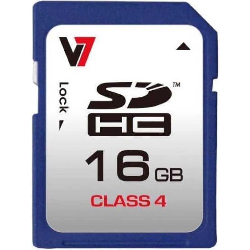 V7 Karta V7 SDHC 16 GB Class 4  (VASDH16GCL4R-2E)