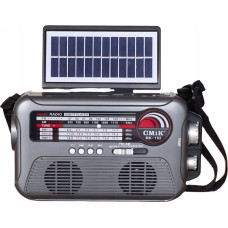 Cmik MK-192 Retro Radio with Solar Lamp / Flashlight / Bluetooth / USB / Gray