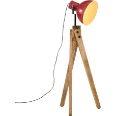 Vidaxl Lampa podłogowa vidaXL Lampa stojąca, 25 W, postarzany czerwony, 45x45x120 cm, E27