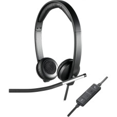 Logitech H650e Headset Head-band Black, Silver