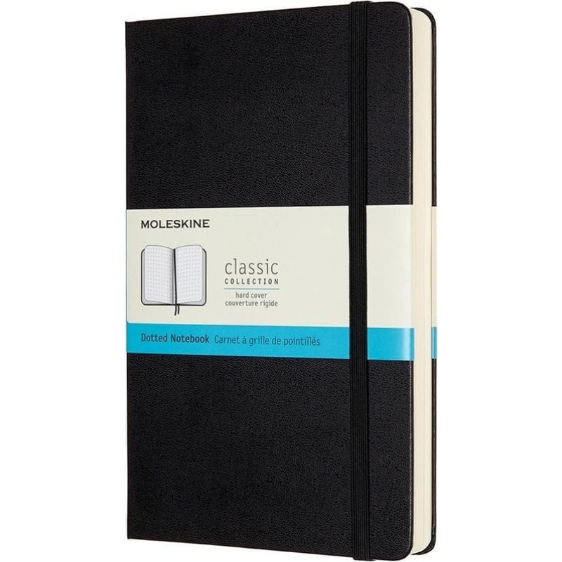 Moleskine Notes Classic 13x21 tw. kropki czarny