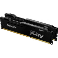 Kingston Fury Pamięć Kingston Fury Beast, DDR3, 16 GB, 1866MHz, CL10 (KF318C10BBK2/16)