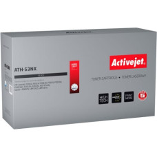 Activejet ATH-53NX toner for HP printer; HP 53X Q7553X, Canon CRG-715H replacement, Supreme; 7900 pages; black