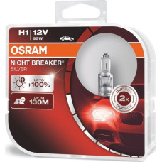 Osram Żarówk halogenowe Osram H1 12V 55W P14,5s NIGHT BREAKER SILVER +100% /2 szt./