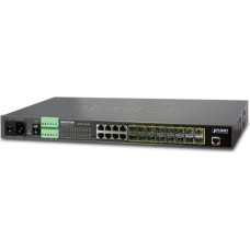 Planet MGSW-24160F network switch Managed L2+ Gigabit Ethernet (10/100/1000) Power over Ethernet (PoE) 1U Blue