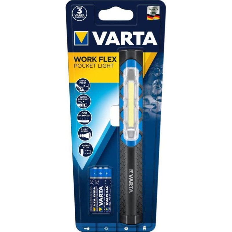 Varta Latarka Varta Latarka VARTA Work Flex Pocket Light 3xAAA