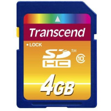 Transcend Karta Transcend SDHC 4 GB Class 10  (TS4GSDHC10)