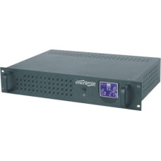 Gembird - Ups rack 19'' 3.4u 1500va, 4xiec 230v out, iec14 in,rj11, usb, lcd Line-Interactive 1.5 kVA 900 W 4 AC outlet(s)