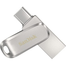 Sandisk Ultra Dual Drive Luxe USB flash drive 64 GB USB Type-A / USB Type-C 3.2 Gen 1 (3.1 Gen 1) Stainless steel