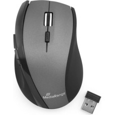 Mediarange MOUSE USB OPTICAL WRL/BLACK/GREY