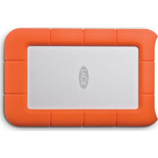 Lacie Dysk zewnętrzny LaCie HDD Rugged Mini 1 TB Pomarańczowo-szary (301558)