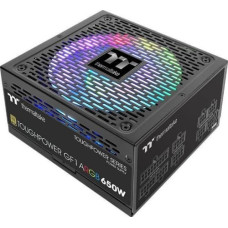 Thermaltake Toughpower GF1 ARGB 650W (schwarz, 4x PCIe, Kabel-Management, 650 Watt)