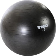 TKO Piłka do ćwiczeń Fitness 75cm czarna (122FBP-BK-75)