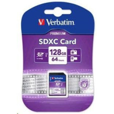 Verbatim Karta Verbatim Premium SDXC 128 GB Class 10 UHS-I/U1  (44025)