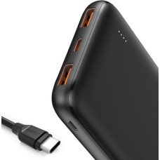 Aukey PB-N73 Black Power Bank 10000 mAh | 3xUSB | Quick Charge 3.0 | Power Delivery | USB-C