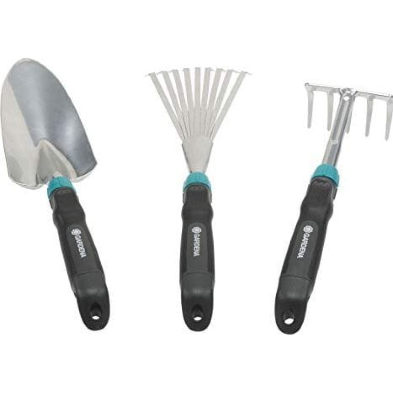 Gardena GARDENA Comfort small equipment set, special offer, garden set (silver / grey, 3 pieces)