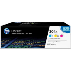 HP Toner HP Zestaw tonerów 304A Multipack CMY (CF372AM)