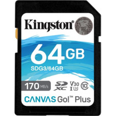 Kingston Technology Canvas Go! Plus 64 GB SD UHS-I Class 10