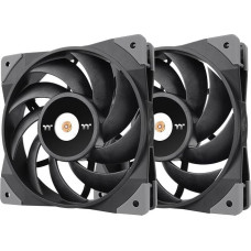 Thermaltake TOUGHFAN 12 Computer case Fan 12 cm Black 2 pc(s)