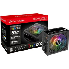 Thermaltake Smart RGB 500W (schwarz, 2x PCIe, RGB, 500 Watt)