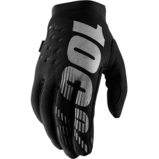 100 Bon 100% Rękawiczki 100% BRISKER Women's Glove black grey roz. M (długość dłoni 174-181 mm) (NEW)