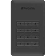 Verbatim Dysk zewnętrzny Verbatim HDD Store 'n' Go Secure 2 TB Czarny (53403)