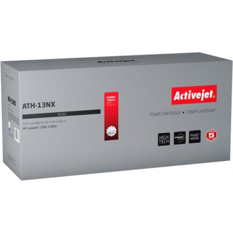 Activejet ATH-13NX toner for HP printer; HP 13X Q2613X replacement; Supreme; 4400 pages; black