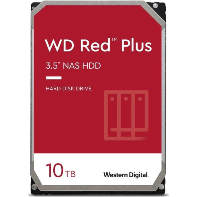 WD Dysk serwerowy WD WD Red Plus 10 TB 3.5'' SATA III (6 Gb/s)  (WD101EFBX                      )